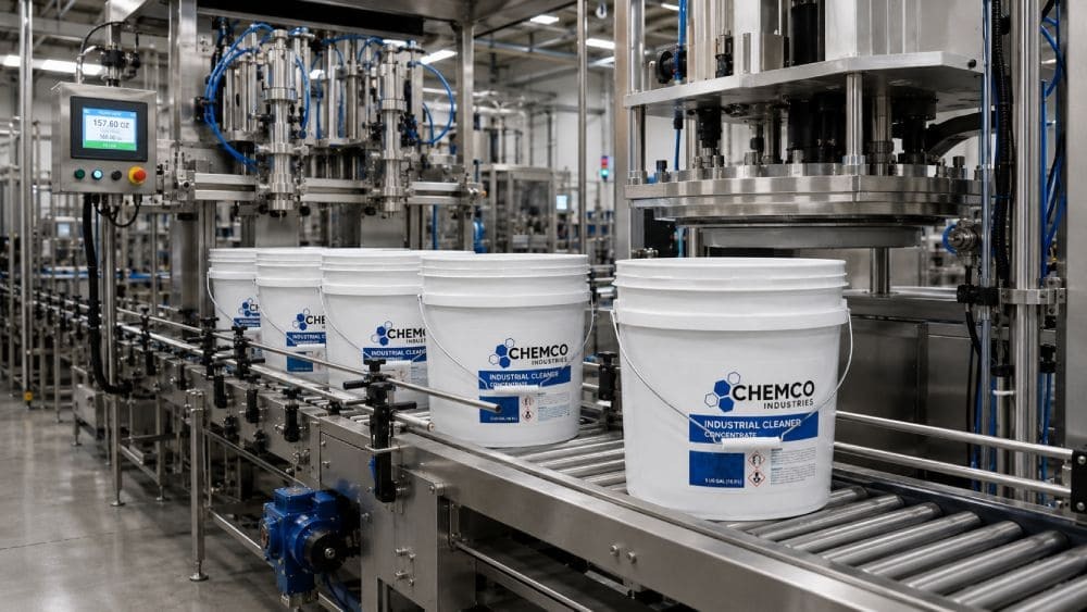 Automated conveyor integration pail filler to closer
