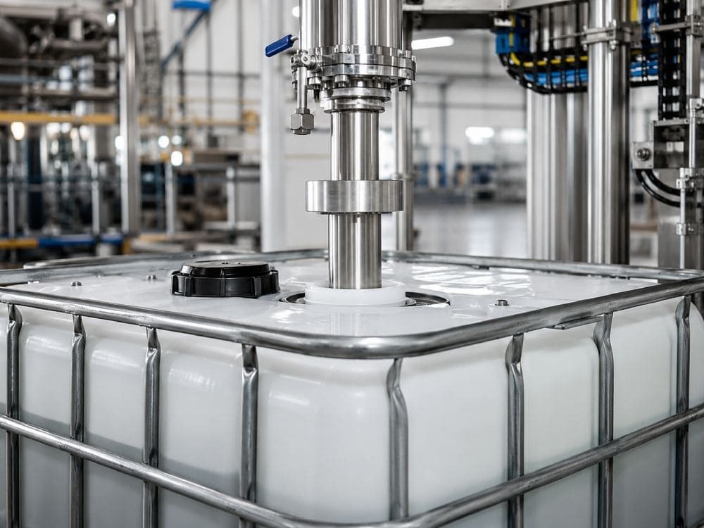 Industrial IBC tote bulk filling lance
