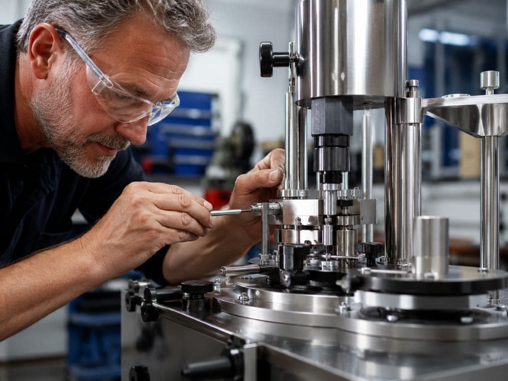 Inspected used liquid packaging equipment refurbishment