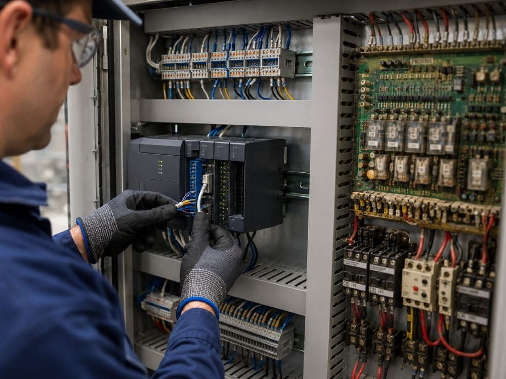 Legacy filling machine PLC control upgrade